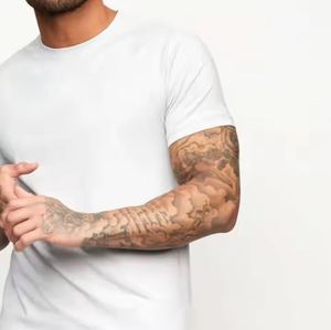 Twinset en coton peigné-T-shirts à col ajusté conçus sur mesure Shorts coupe-vent à séchage rapide automne solide motifs imprimés unis - Product Image 6