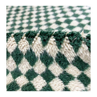 Pour haut de gamme maison de luxe villa manoir projet personnalisé gland franges marocain berbère noué à la main tapis haute pile moelleuse