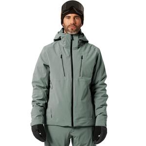 Veste de ski pour homme personnalisée, imperméable, avec fermeture éclair, col montant amovible, style streetwear, avec option taille plus pour l'hiver - Product Image 1