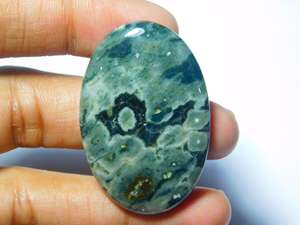 100% Natural Ocean Jasper Cabochon Loose Oval Cut Gemstone para la fabricación de joyas Producto a granel - Product Image 4
