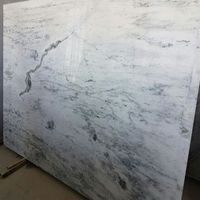 Dalles de marbre naturel blanc élégantes pour revêtement mural de salle de bain de villa moderne, crédence de cuisine, salle à manger, finition polie haute brillance, grandes dalles