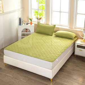 Protège-matelas matelassé non imperméable en tissu polyester tricoté, réutilisable et durable, pour adultes, pour la maison et l'hôtel - Product Image 6