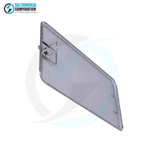 Solo Tapa para Cesta de Base Plana Din, Acero Inoxidable de Precisión, Manual, Duradera, Reutilizable, Tapa Médica para Uso en Cirugía General - Product Image 6