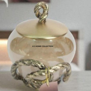 ภาชนะอลูมิเนียมใช้ในห้องครัวฝาปิดสุดหรูภาชนะบรรจุสำหรับใช้ในบ้านดีไซน์รูปใบไม้ - Product Image 3