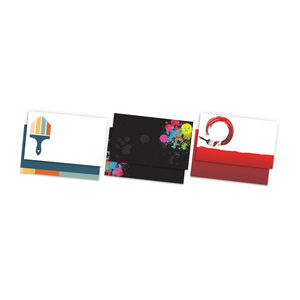 Tarjetas de Visita de Cartón Impermeables de 3.5" X 2" con Impresión Personalizada, Superficie en Relieve, Color y Diseño Personalizados - Venta al por Mayor - Product Image 1