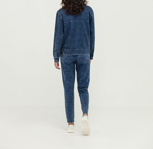 Chaqueta Bomber Vaquera Personalizable al por Mayor para Mujer, Bordado de Camuflaje, Ajuste Holgado, Mangas Largas Desmontables, Servicio OEM - Product Image 3