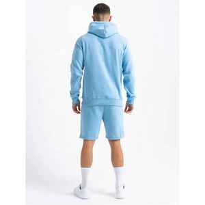 Traje deportivo de verano informal para hombre de algodón Twin 100% que comprende camiseta y pantalones cortos para actividades al aire libre - Product Image 4