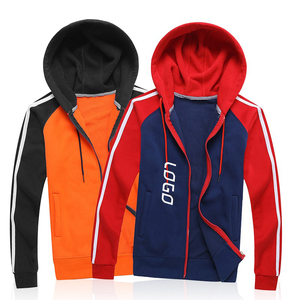 Sweat à capuche sur mesure à fermeture éclair complète pour hommes, vêtements d'hiver saisonniers teints en couleur unie, logo de couleurs personnalisées - Product Image 6