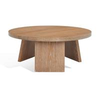 Table basse en bois de luxe pour la décoration de la maison Table basse ronde simple en bois massif de l'exportateur et du fabricant indiens