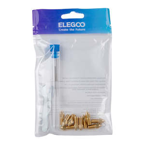 Elegoo Neptune 4/4 Pro Accessory Kit Multi-Size Brass Nozzle with Ribbon-<b>Cable</b> & Type-C for 3D <b>Printers</b> - Product Image 2