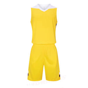 Conjuntos de uniformes de baloncesto para adultos de alta calidad, venta al por mayor, material duradero, ropa de equipo incluye parte superior e inferior - Product Image 1