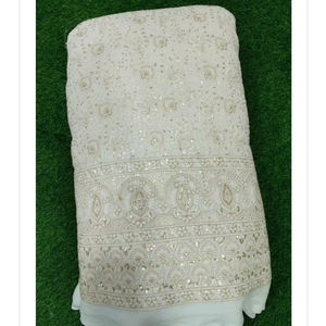 Broderie lourde usure designer tissu dames porter tissu colorant lehanga haute qualité produit premium - Product Image 1