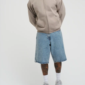 Comfortable <b>Men</b> Jorts for everyday wear soft fabric <b>stretch</b> waist and smooth finish - Product Image 6