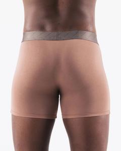 Sous-vêtements pour hommes sous-vêtements confortables à séchage rapide sans couture pour hommes sous-vêtements en coton spandex personnalisé rayé Logo imprimé Boxer court Oem - Product Image 2