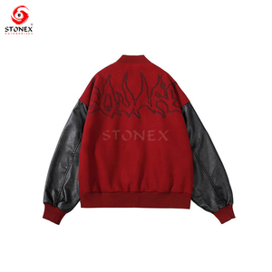 แจ็กเก็ต2024สำหรับผู้ชายขนาดพลัสไซส์เสื้อแจ็กเก็ตความหลากหลายในฤดูหนาวมีตัวอักษรแบบเรียบโลโก้ตามสั่ง - Product Image 2