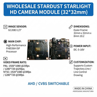 Module de caméra 4-en-1 Starlight 2MP en gros 32x32mm FH8536H GC2083 pour moniteurs de camions, fourgons, bus, VR et véhicules utilitaires