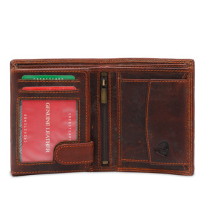 Business Leather Wallet With Id <b>Window</b> Leather Wallet Designed For Executives Mens Leather Wallet Premium - Product Image 4