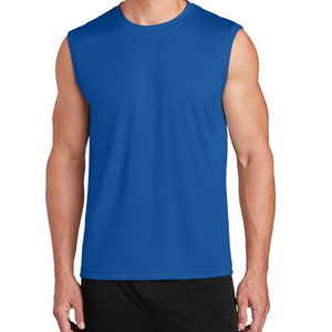Precio barato por encargo Logo algodón hombres músculo gimnasio correr camisetas sin mangas Casual Fitness entrenamiento Unisex Slim Fit - Product Image 1