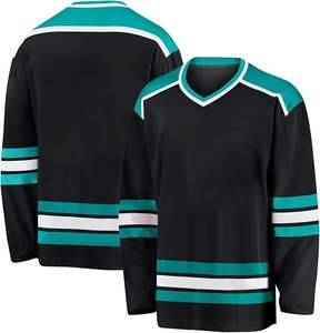 OEM personalizado tackle sarga bordado Hockey Jerseys nuevo equipo sublimación desgaste del hockey sobre hielo - Product Image 2