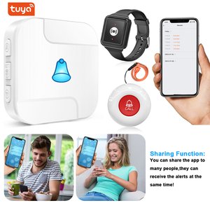 Daytech Wifi tuya Hệ thống gọi máy nhắn tin từ xa y tá gọi nút hoảng loạn báo động cổ tay người chăm sóc máy nhắn tin cho sống một mình người già - Product Image 3