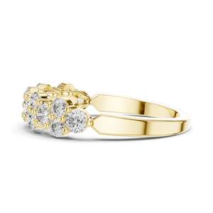 0.93 CT Round Brilliant Lab Diamond <b>Eternity</b> Band <b>Ring</b> for Women VVS-VS EF Clarity 18KT, 14KT, 10KT Gold & 925 <b>Silver</b> - Product Image 6