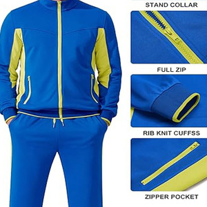 Ensemble de survêtement de sport pour hommes grande taille, ensemble de survêtement de sport pour hommes, ensemble de 2 pièces, ensemble de sweat-shirts pour hommes, téléchargé par Dress Sports - Product Image 4