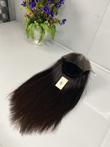Peluca de cabello humano vietnamita con cutícula completa, pelo Natural liso, transparente, con encaje Frontal HD suizo - Product Image 4