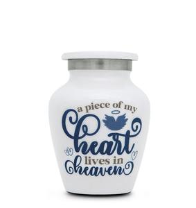 <b>Heart</b> Resides in Heaven Mini Urns <b>for</b> Ashes Keepsake Burial Small Urn <b>for</b> Human Ashes Urns <b>for</b> Ashes Adult Female Custom Size - Product Image 5
