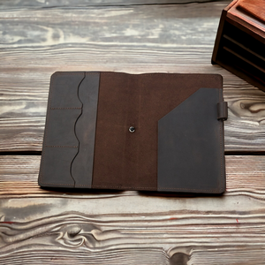 Diario de cuero elegante y clásico para uso profesional y de viaje Diario de cuero puro - Product Image 3