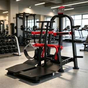 Nouvelle Machine à <span class=keywords><strong>Squat</strong></span> MND Fitness avec Ceinture de Hanche, Équipement de Musculation Commercial à Charge par Plaques <span class=keywords><strong>Hammer</strong></span> Plate, à Vendre - Product Image 2