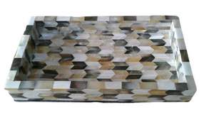 Plateau à serpillière élégant pour la décoration de maison de luxe et l'affichage élégant sur table avec une belle nacre - Product Image 4