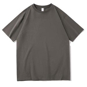 Camiseta de Hombre Nueva Moda, Hombros Caídos, Talla Grande, Algodón Grueso de Lujo, Personalizada, Estilo Urbano, Diseño Gráfico Largo, 100% Algodón, Patrón Sólido - Product Image 5