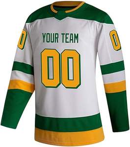 Jersey de hockey sobre hielo de equipo deportivo hecho a medida de alta calidad con logotipo Ropa de hockey sobre hielo personalizable - Product Image 3