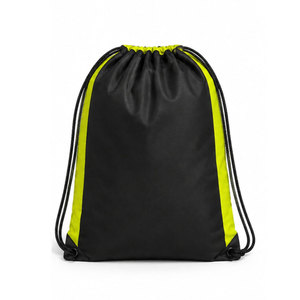 Bolsa de Gimnasio Unisex Negra de Poliéster con Cordón, Color Sólido, Duradera, Ecológica, Anti-Robo, Gran Capacidad, Plegable, para Fitness - Product Image 6