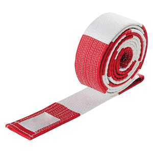 เข็มขัดศิลปะการต่อสู้คาราเต้ ยูโด เทควันโด คุณภาพสูง ราคาดีที่สุด สีและโลโก้สั่งทำได้ เข็มขัดฝึกซ้อมผ้าฝ้ายเนื้อนุ่ม - Product Image 1