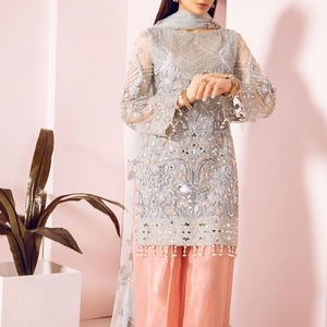 Robes de soirée de luxe élégantes et belles costumes 3 pièces robe de soirée de style dernier cri brodé sur mesure - Product Image 5