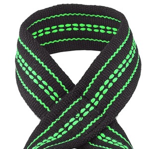 Dernière conception sur mesure Heavy Duty Haltérophilie Figure Eight Fitness Training Straps in Factory Price Figure 8 Straps - Product Image 5