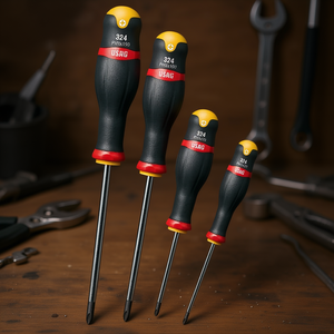 Juego de 4 destornilladores USAG para tornillos de ranura y PHILLIPS, herramienta de calidad premium - Product Image 3