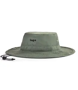 Cooling Bucket Hat- UPF 50 3 Cools mit breiter Krempe, wenn sie nass wird. Polyester Importierter elastischer Verschluss Maschinen waschanlagen aus Bangladesch