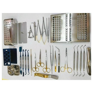 Kit de boîte de PRF dentaire Instruments de chirurgie osseuse Ensemble chirurgical d'implant de 28 Pcs Instruments de chirurgie dentaire CE ISO approuvé - Product Image 1