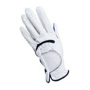 Guante de Golf de Cuero Genuino Blanco, Transpirable, con Cierre de Velcro, Unisex, para Deportes al Aire Libre - Product Image 1