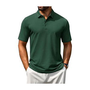 Chemises de golf les plus populaires pour hommes Polo coupe sèche à manches courtes chemise à col avec haute et qualité supérieure 100% polyester - Product Image 6