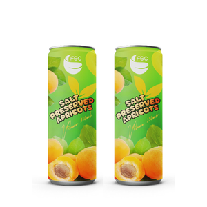Jus sain naturel de marque privée peu de sucre boîtes de boisson aux fruits naturels 330ml 350ml 455ml bouteilles en PET sel conservé abricot - Product Image 2
