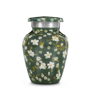 Mini urnas verdes para cenizas humanas, urnas pequeñas para cenizas, recuerdo, pequeñas urnas decorativas pequeñas de 3 pulgadas, 1 unidad - Product Image 1