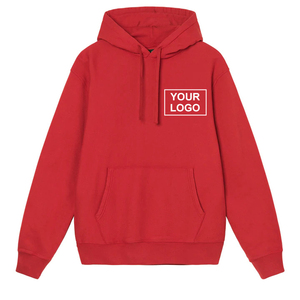 เสื้อสเวตเตอร์มีฮู้ดสำหรับผู้ชาย,เสื้อฮู้ดปักลายสีพื้นผ้าคอตตอน100% ออกแบบใหม่ - Product Image 1