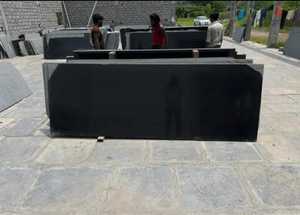 Absolute Jet Black Granit Z Noir Brillant Poli Moderne Salon Cuisine Salle De Bains Escalier Extérieur Extérieur Inde Fournisseur - Product Image 2