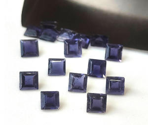 Iolite ธรรมชาติ3มม.-8มม. ตัดเหลี่ยมเพชรพลอยหลวมสำหรับทำเครื่องประดับ - Product Image 3