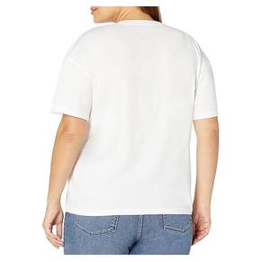 เสื้อเจอร์ซีย์แขนสั้นสำหรับผู้หญิงผ้าคอตตอนสีทึบเสื้อเจอร์ซี่ผ้าฝ้าย100% ไซส์ใหญ่พิเศษออกแบบได้ตามต้องการราคาโรงงานบังคลาเทศ - Product Image 4