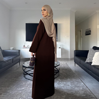 Ensemble Abaya 2 pièces Loriya 2025, robe Abaya musulmane avec Khimar, Abaya Eid, vêtements islamiques tendance pour femmes