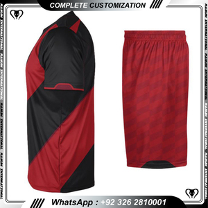 ชุดเสื้อเจอร์ซีย์ฟุตบอลของผู้ชายชุดเสื้อฟุตบอลเสื้อฟุตบอลแบบสั่งทำชุดยูนิฟอร์มฟุตบอลแบบระเหิดสำหรับผู้ชาย - Product Image 3